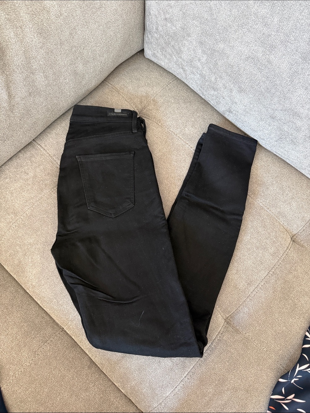 Women’s Citizens of Humanity Rocket Black High Rise Skinny Jeans